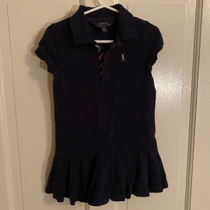 COPY - Polo by Ralph Lauren 3T Navy Polo Dress w/ Peek